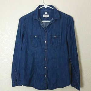 Loft Chambray shirt size S